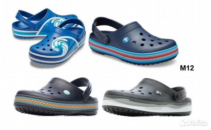 Сланцы шлепки шлепанцы сабо Crocs м12 - 45 - 46 р