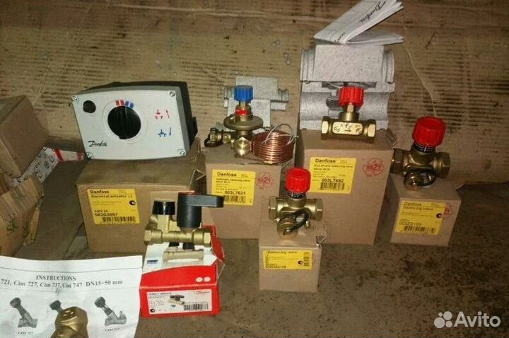 Danfoss термоголовки