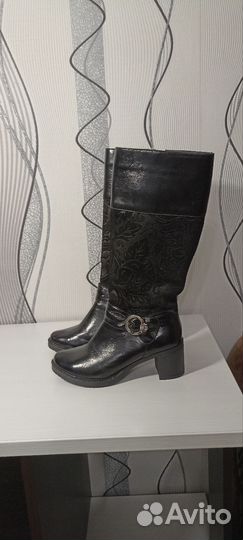 Сапоги женские натуральная кожа 36 размер
