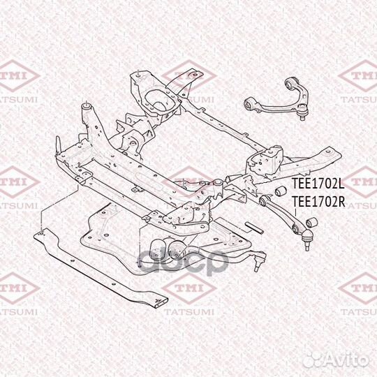 Рычаг BMW X5 (E70) /X6 (E71) 08- перед.подв.нижн