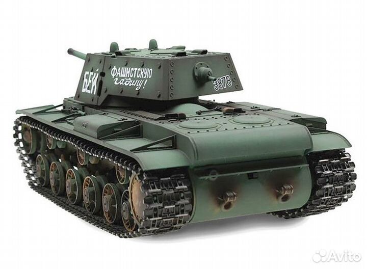 Радиоуправляемый танк Taigen кв-1 СССР 1:16 (зелен