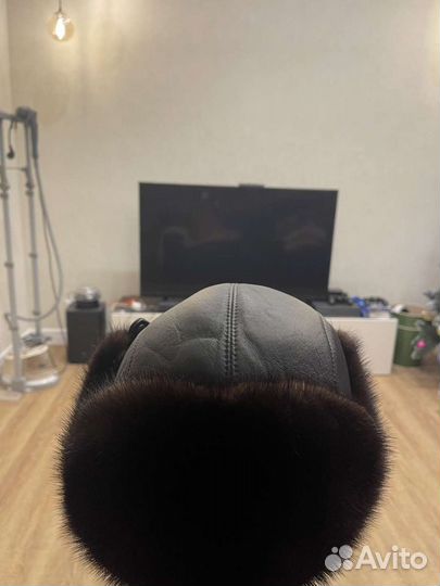 Шапка ушанка норка