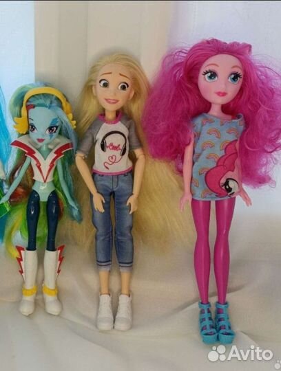 Кукла барби рапунцель Пинки пай