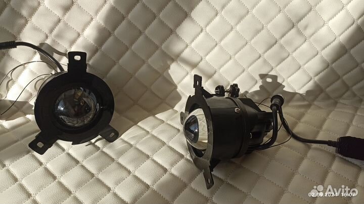 Противотуманные фары на Дэу Матиз линзы LED