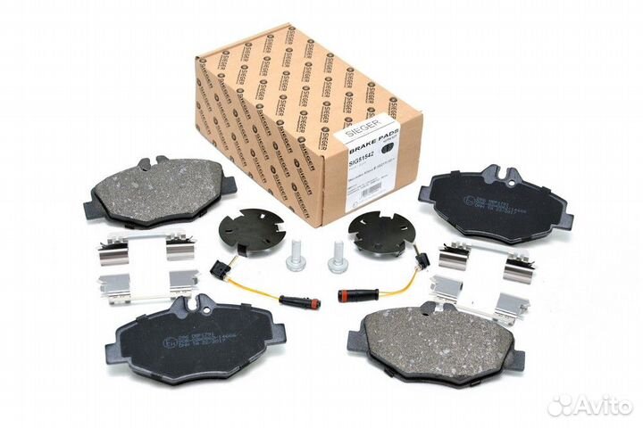 Колодки тормозные передние Mercedes E W211