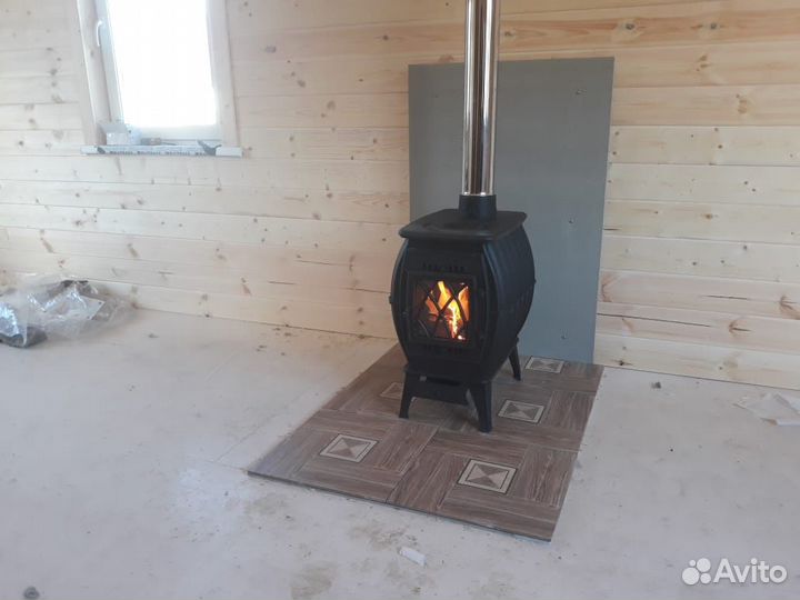Каминная печь Бахта антрацит 2020