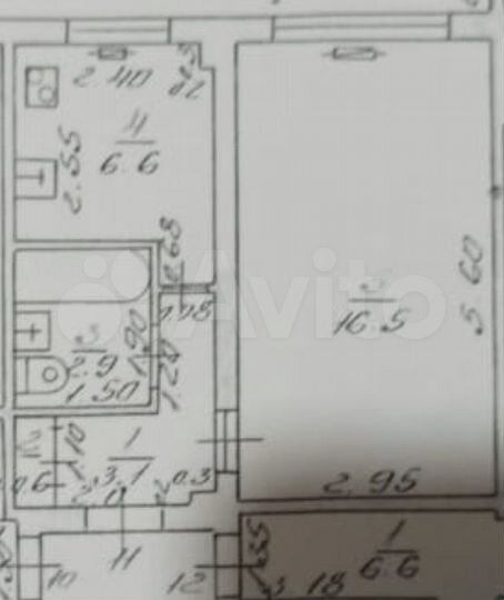 1-к. квартира, 29,7 м², 4/5 эт.