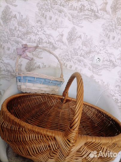 Корзина плетеная