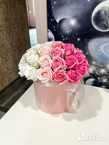 Букет из мыльных роз