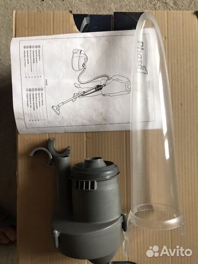 Циклонный накопитель крупного мусора для пылесоса