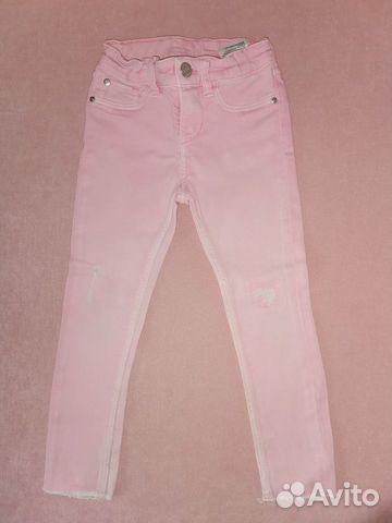 Розовые джинсы H&M для девочки