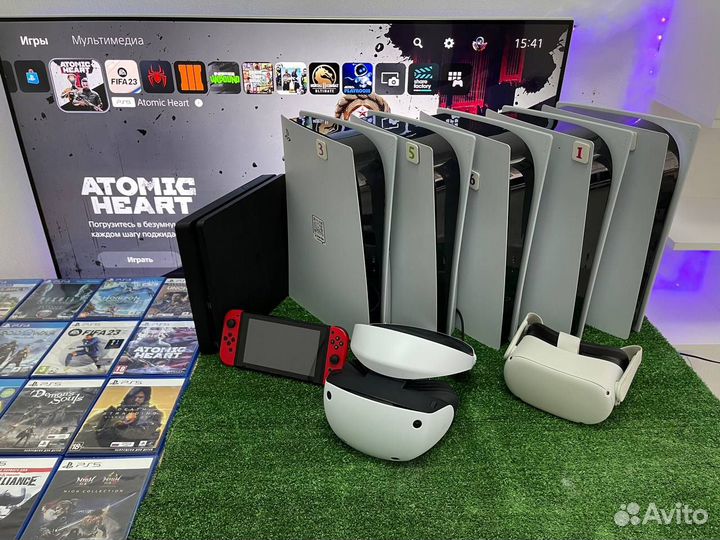 Аренда PS4 PS5 Xbox VR 2 Nintendo колонок ноутбука