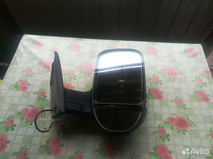 Зеркало боковое правое для газели с поворотником
