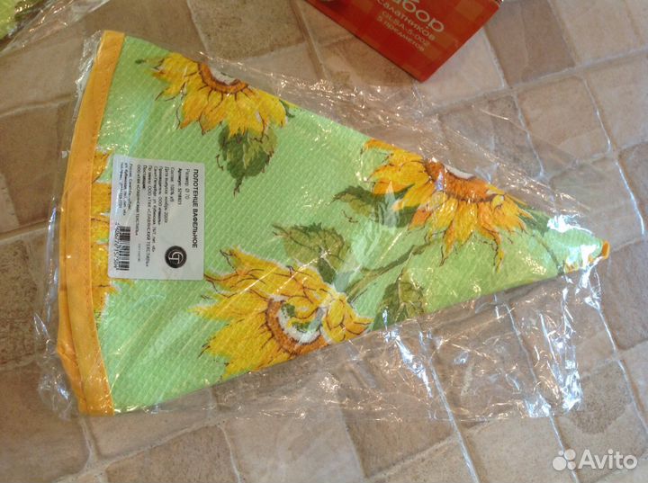 Набор для кухни полотенце, варежка, подставка