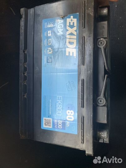 Аккумулятор агм Exide 80ah