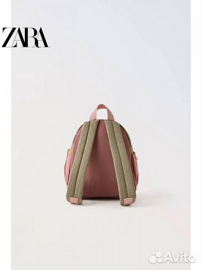 Zara Рюкзак для девочки c вышивкой Фрукты яблочки