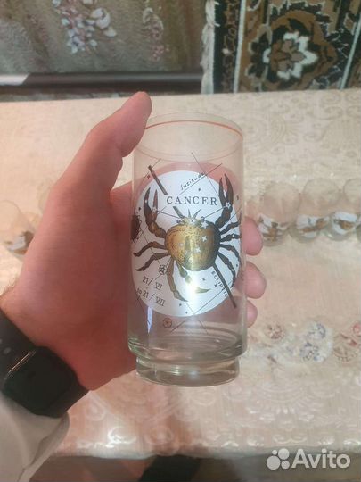 Стаканы тонкое стекло СССР 