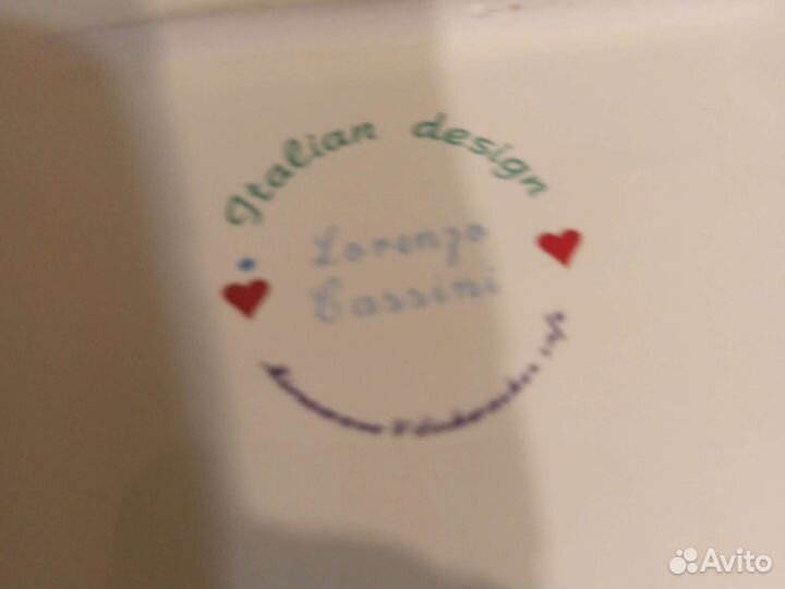 Фарфоровое большое блюдо, италия