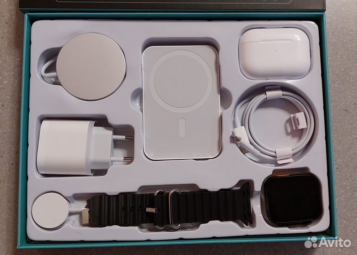 Подарочный набор Apple watch набор 6 в 1 Luxe