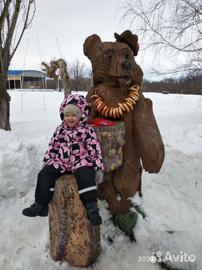 Зимний комбинезон 104 девочка