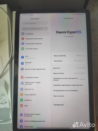 Планшет xiaomi redmi pad