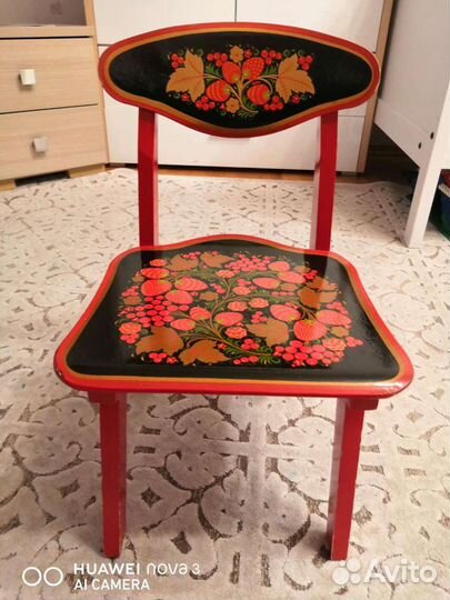 Стул детский хохлома