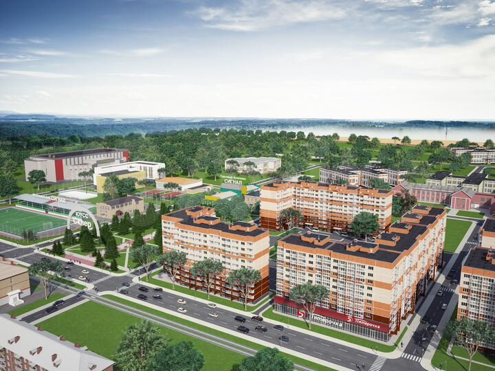 2-к. квартира, 68,3 м², 2/10 эт.