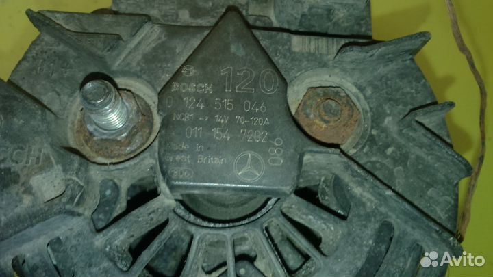 0124515046 Генератор mercedes W203