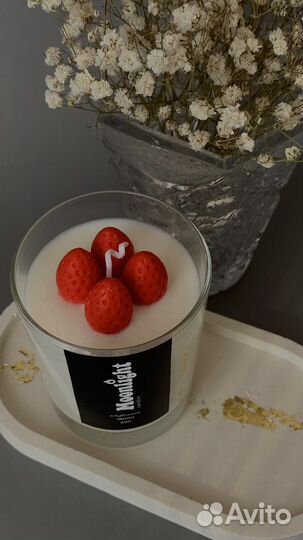 Ароматическая свеча ручной работы