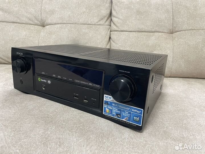 7-канальный 4K AV ресивер Denon AVR-X1100W