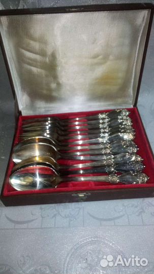 Набор столовых приборов мельхиор СССР