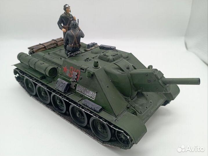 Советское сау су 122 в масштабе 1:35