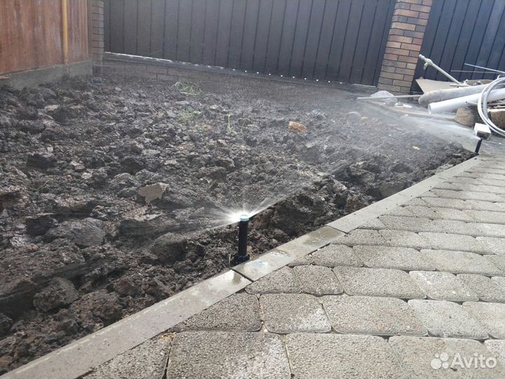 Монтаж автополива, автополив под ключ, озеленение