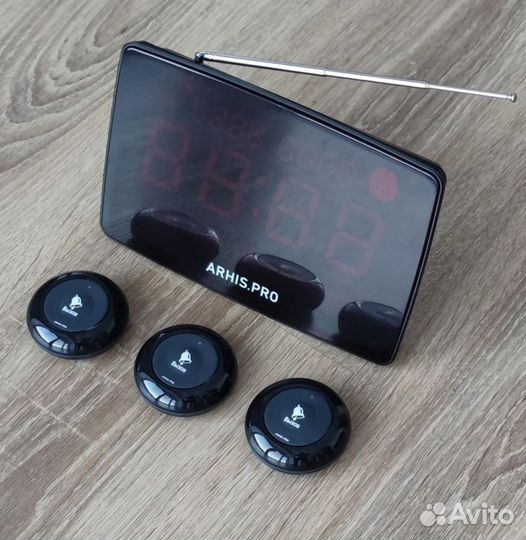 Кнопка вызова официанта, табло вызова - комплект