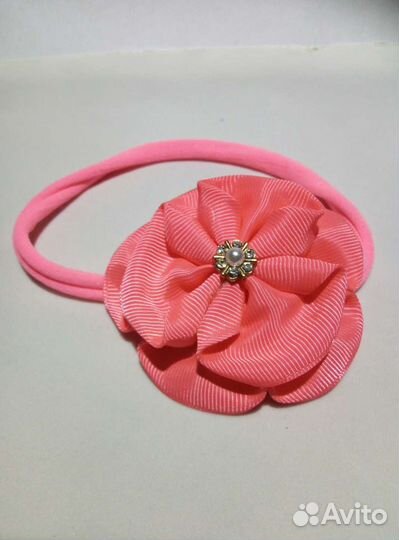 Бантики, резиночки, повязки на голову, ободочки