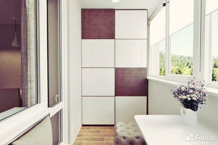 Шкаф на балкон на заказ