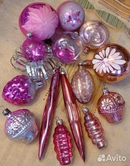 Елочные игрушки СССР одним лотом