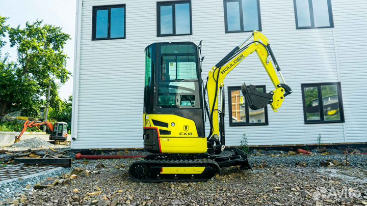 Мини-экскаватор Boulder EX18, 2024