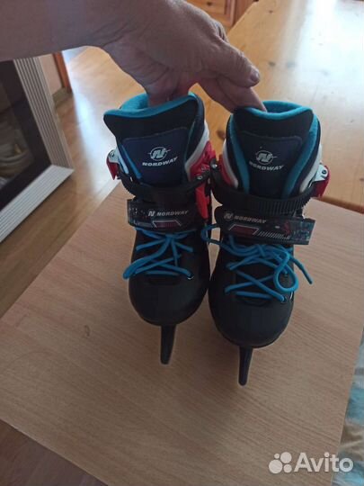 Детские коньки раздвижные 30-33 р Norway