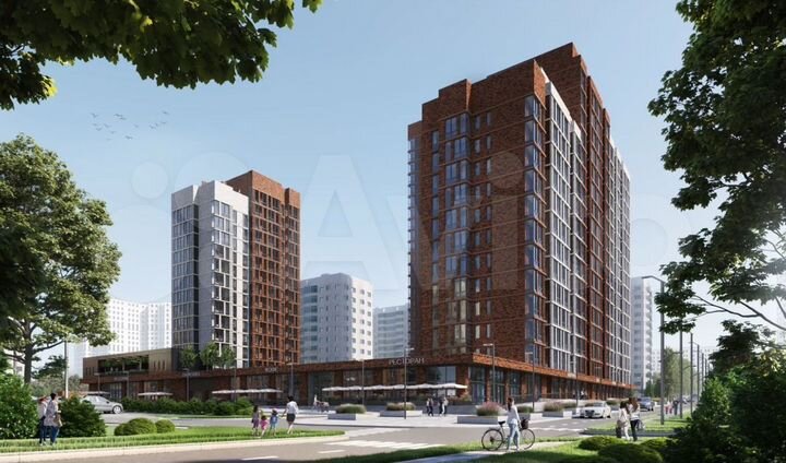 3-к. квартира, 66,7 м², 10/16 эт.