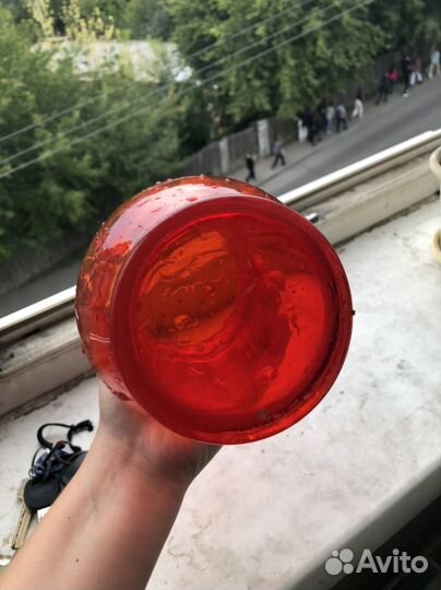 Ваза СССР стекло