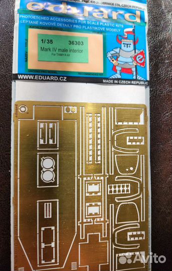 Фототравление для модели танка MarklV, 1/35 Eduard