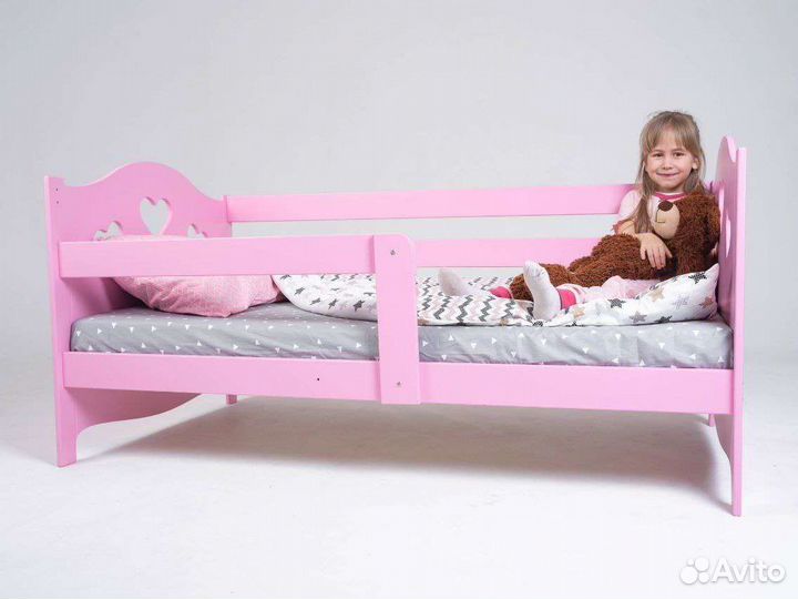 Детская кровать от 2 лет с бортиками новая
