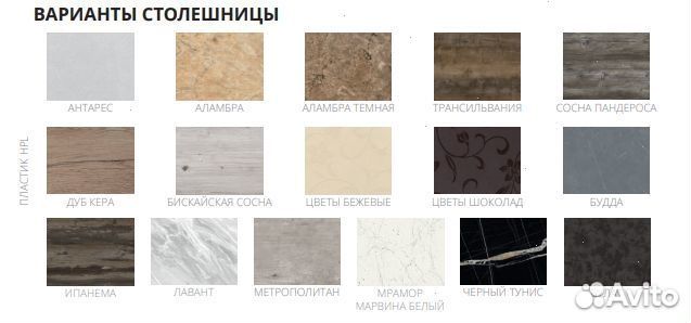 Стол Раздвижной Пластик (конус черный), наличие