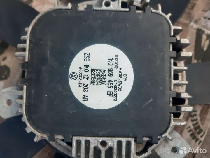 Вентилятор охлаждения volkswagen