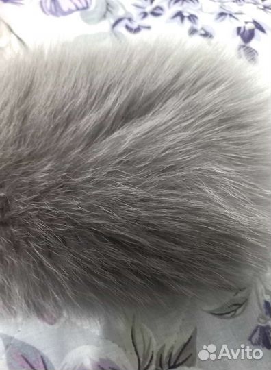 Меховой воротник песец