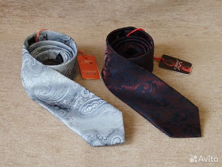 Пара жаккардовых галстуков Formax. Новые