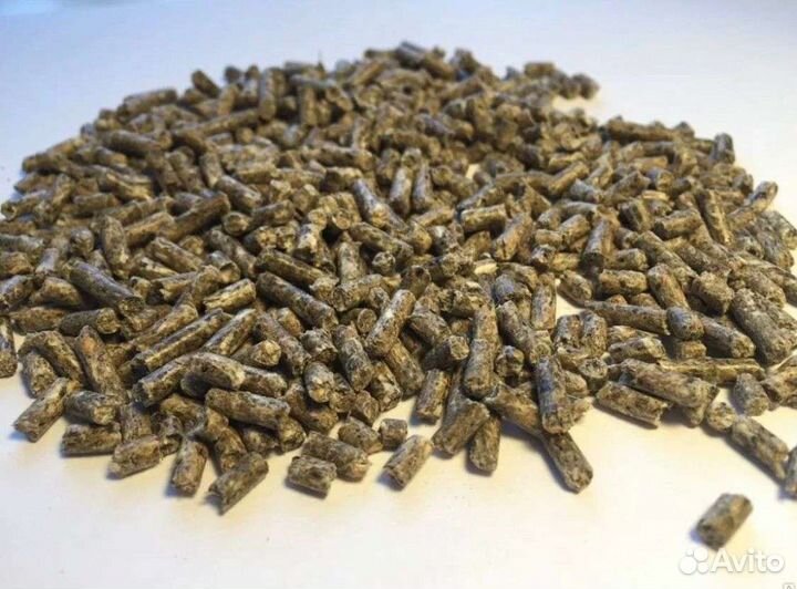 Гранулированный комбикорм для животных