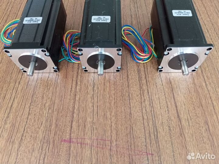 Шаговый двигатель nema 23, 3 штуки