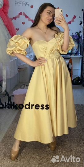 Песочное платье аренда выпускной